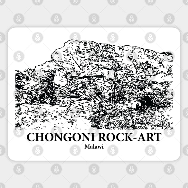 Chongoni Rock-Art - Malawi Magnet by Lakeric